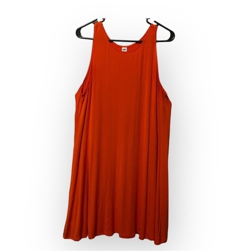 Old Navy Women’s Dress Sleeveless Large Baby Doll Beach Summer Red‎